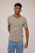 Magasin Marvin 1 G Mand Dusty Olive Stripe Kortærmede Tshirts Str L Bo...