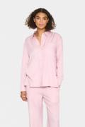 Saint Tropez Gabasz Shirt Kvinde Pink Nectar Langærmede Skjorter Loose...