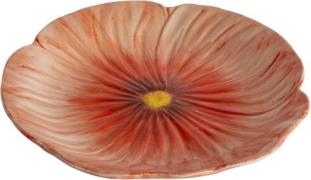 BYON Plate Poppy Red Str 21x20,5x3cm - Frokosttallerkener hos Magasin