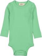 MarMar Copenhagen Plain Body LS Str 6M/68 - Cale Green Langærmede Bodi...