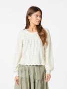 Neo Noir Dito Solid Knit Blouse Kvinde Off White Sweaters Str 40 - hos...