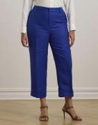 Lauren Ralph Lauren Drpy LIN Visc Suitpant Kvinde New Sapphire Bukser ...