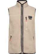 Superdry Outdoor Fleece Gilet Mand Oatmeal Beige Veste Str L - hos Mag...