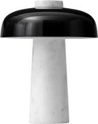 Audo Copenhagen Reverse Table Lamp, Carrara, Black ( Ceetl-uk) 0008 St...