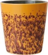 HK Living 70s Ceramics Coffee mug bay Yellow/green - Kopper Med Hank h...