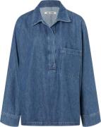 MAC Jeans Overshirt Kvinde Simply Blue Wash Denimskjorter Str XL - hos...