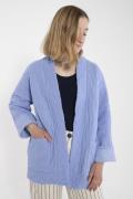 Danefæ Danekatrin Quilt Jacket Ice Blue Kvinde Ice Blue Skjorter Str S...