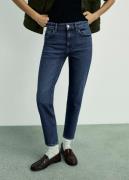 MANGO Jeans. - Newmom Kvinde Open Blue Skinny Jeans Str 40 - Denim hos...