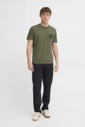 Blend Bhjafon tee Mand Olive Night Kortærmede T-shirts Relaxed Fit Str...