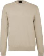 Sand Cotoncash Plain Iq Mand Multi Sweaters Str L - hos Magasin