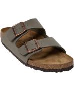 Birkenstock Arizona Bfbc Stone Kvinde Stone Flade Sandaler Str 41 - ho...