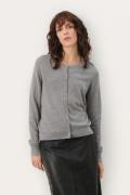 Part Two Ellahpw CA Kvinde Grey Melange Cardigans Relaxed Fit Str L - ...