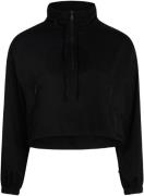 Girlfriend Collective Hummingbird Windbreaker, Half Zip Kvinde Black O...