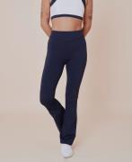 Cartel Copenhagen Sicilian Highwaist Flared Leggings - Ocean Kvinde Oc...