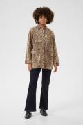 Culture Cualiena Embroidery Jacket Kvinde Leopard Overgangsjakker Str ...