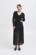 ICHI Ixlacey SK Kvinde Black Maxi Nederdele Regular Fit Str M - hos Ma...