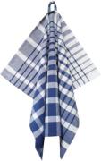 Magasin Tea Towels 50x70 cm Enzo Check Blue 0008 Viskestykker Bomuld