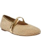 Steve Madden Rejoicer Ballerinas Kvinde Gold Ballerinaer Str 40 - hos ...