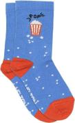 Melton Popcorn Socks Str 23/26 - Super Sonic Blue Strømper hos Magasin