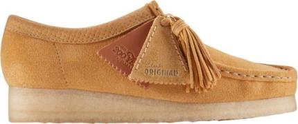 Clarks Originals Wallabee. D Kvinde Golden Tan Suede Snøresko Str 36 -...