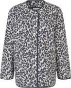 Lollys Laundry Lilyll Quilted Jacket LS Kvinde Leopard Print Overgangs...