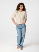 Neo Noir Trudy Deco Knit Cardigan Kvinde Ivory Sweaters Str 40 - Uld h...