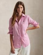 Polo Ralph Lauren 17/1 YD Linenlsl-bfs Kvinde 1818b Pink/white Skjorte...